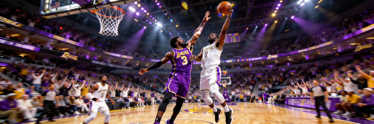 NBA总决赛精彩瞬间，球员激烈对抗